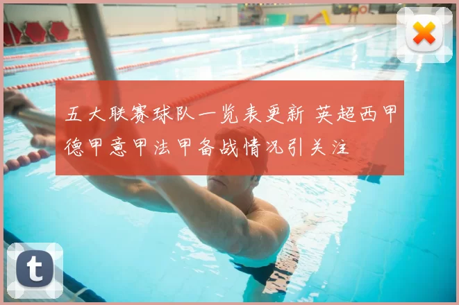 五大联赛球队一览表更新 英超西甲德甲意甲法甲备战情况引关注